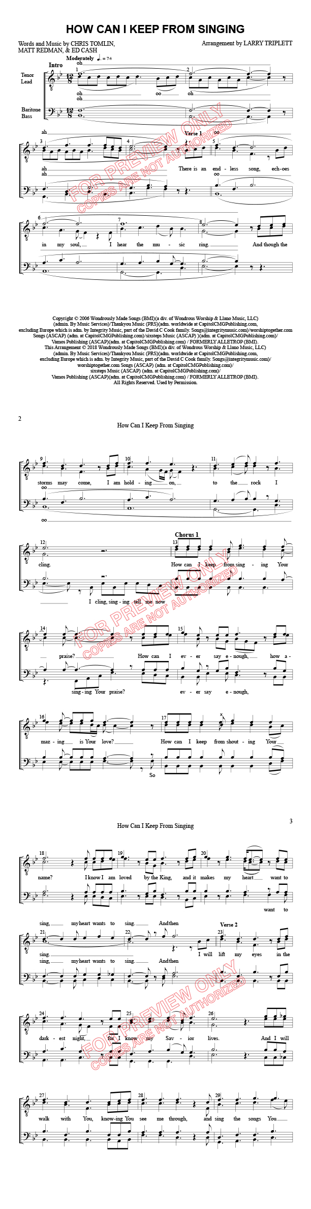 How Can I Keep From Singing Your Praise